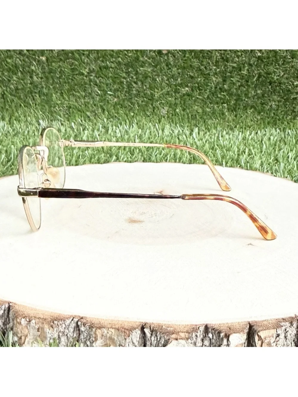 Vintage POLO RALPH LAUREN Eyeglasses Frames PREP 80 Gold Red Tortoise  47-16-130